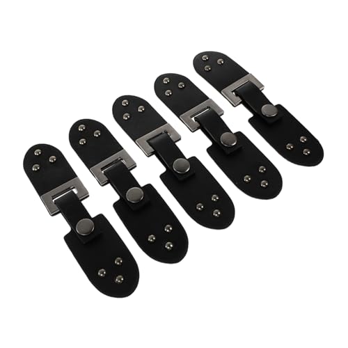 Hohopeti Leatherette Toggle Buckles, 5-Pack