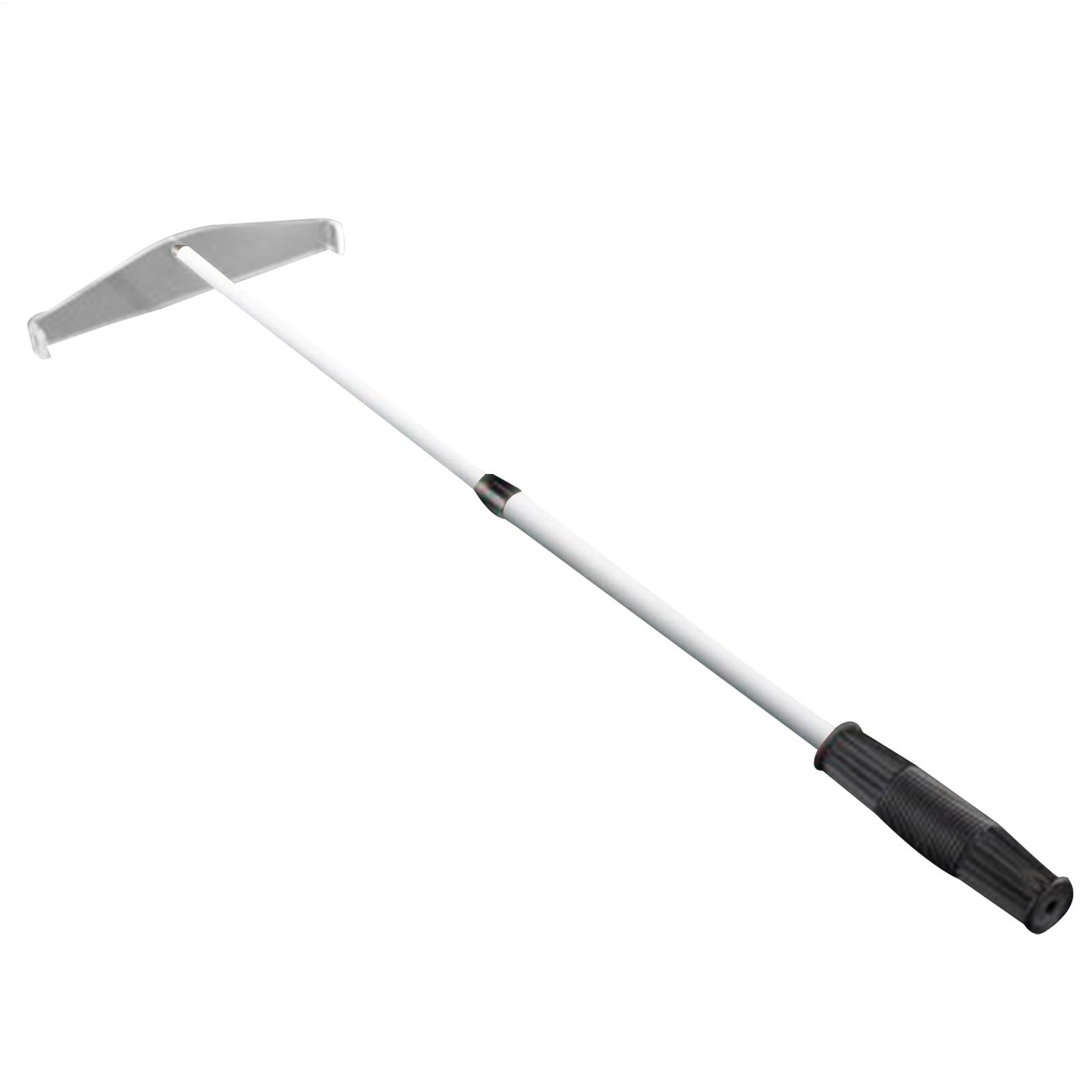 Generisch Râteau à jetons télescopique Professionnel | Bâton de Croupier rétractable en Acier Inoxydable avec tête Acrylique Transparente, Extension Lisse ; Parfait pour Les Craps, la Roulette et Les