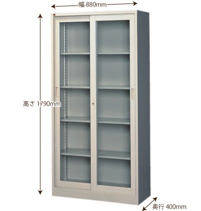 Amazon.co.jp: G-36SG ガラス引き違い戸書庫 1113 [オフィス用品 