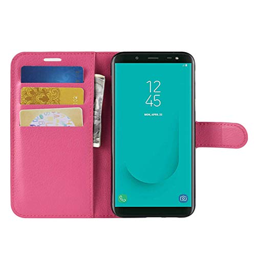 HualuBro Oppo Realme 5 Case, Realme C3 Case, Realme 6i Case, Premium PU Leather Magnetic Shockproof Book Wallet Folio Flip Case Cover with Card Slot Holder for Realme 5 Phone Case (Rose)