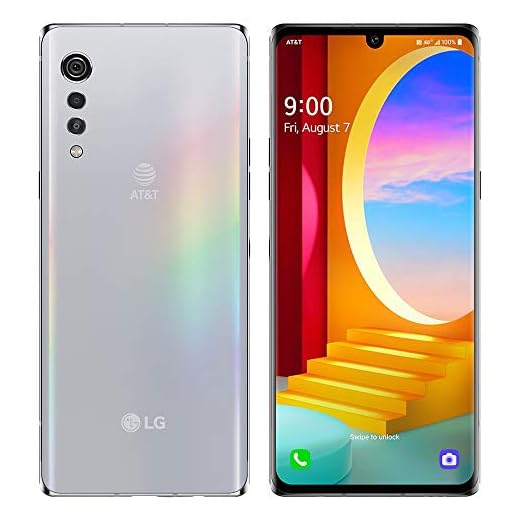 LG Velvet 5G (128GB, 6GB RAM) 6.8" OLED, Snapdragon 765, 48MP 4K Camera, US 5G/4G LTE AT&T Unlocked (Cricket, Latin/NOT for T-Mobile) LM-G900UM (64GB SD Bundle, Aurora Silver)