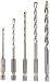 Produktbild AGT Bit-Bohrer-Set: Beton-Bohrer-Set für Akkuschrauber, 3-8 mm, 5 Stück (Bohrer mit Sechskant-Bit-Aufnahme)