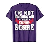 Keeping Score Baseball Design for a Scorekeeper T-Shirt