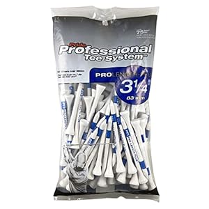 Longridge PTS Unisex Golf Tees, Tees de Golf, Bolsa de 75 Tees