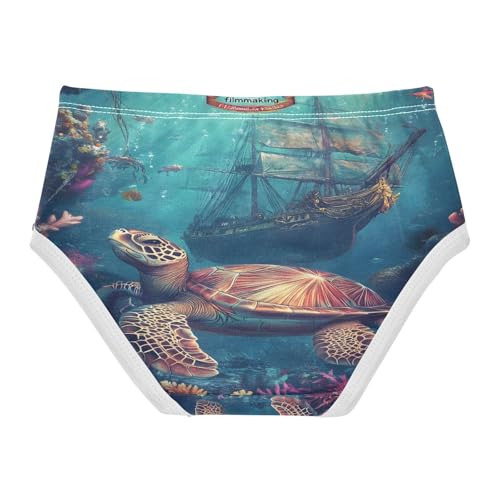 Ocean Sea Turtles Toddler Girls's Underwear 2T 202b89642