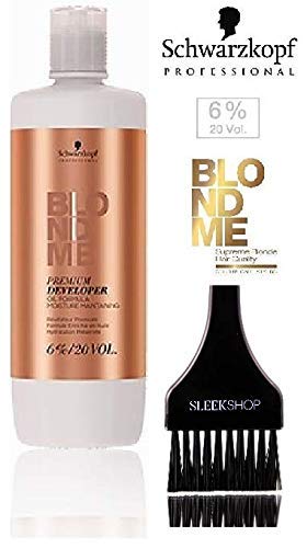 Schwarzkopf Professional BLONDE ME Premium DEVELOPER Oil Formula (STYLIST KIT) 33.8 oz / 1000ml BLONDME (6% ; 20 Volume)