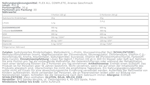Allnutrition - Flex All Complete Pineapple - 400G - 2