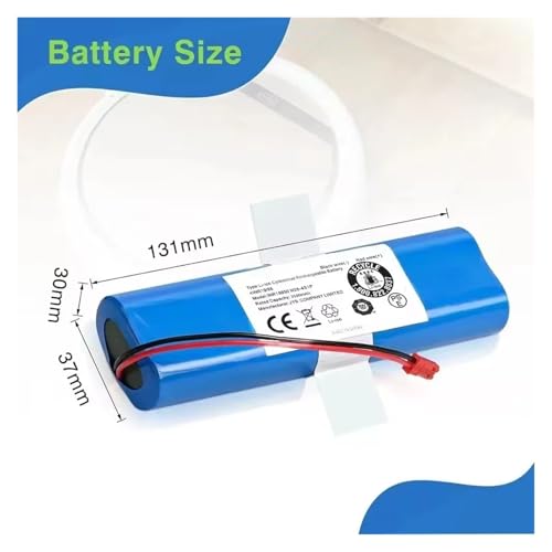 Batería de litio 14.8V 3500mAh recambio compatible con robot ILIFE V5s Pro 3