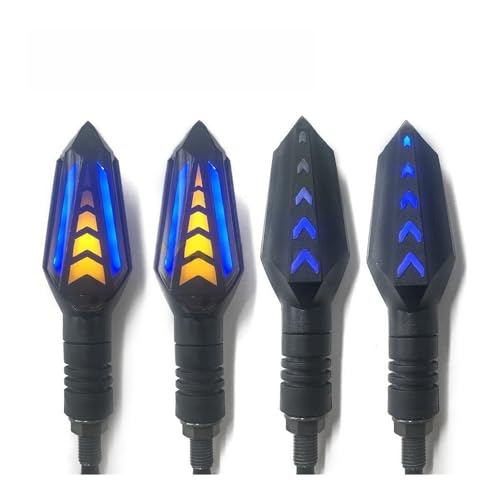 Clignotant moto LED universel 12V avec feu de signalisation dynamique pour sécurité jour et nuit