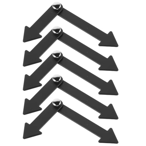 LIOOBO 5Pcs Teaching Clock Hands for DIY Projects Safe Plastic Clock Hand Tools for School Activities Telling Supplies for Classroom Learning and Crafts