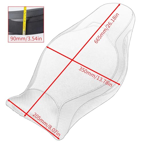 Asiento completo para motocicleta MT-09 acabado en cuero antideslizante 3