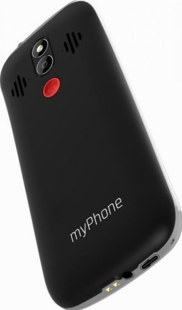 myPhone Halo 4 LTE telefono per anziani senza contratto, display da 3,5 pollici, tasti grandi, tasto SOS, 4G, fino a 16 giorni di autonomia