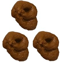 3Pcs Brown Fake Poopy Props, Realistic Fake Poop, Novelty Floating Fake Poop Props for April Fools Day Prank, Perfect Gag Gift, Prank Gift, Gags and Practical Joke Prop