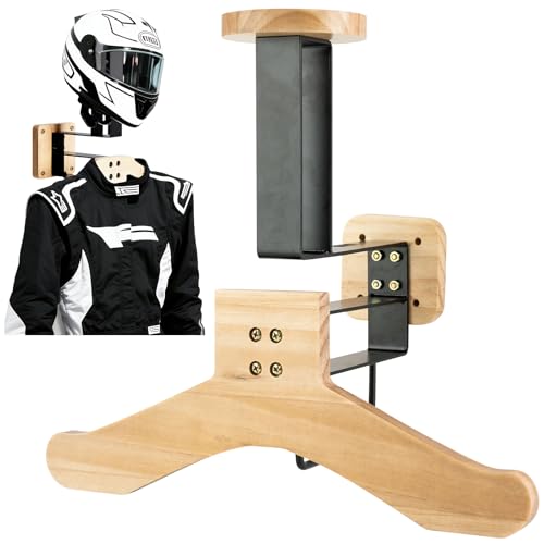 ASSRECT Soporte Casco Moto Pared Colgador