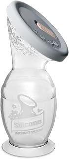 Haakaa Gen 2 Silicone Breast Pump with Suction Base and Leak-Proof Silicone Cap, 5 oz/150 ml, BPA PVC and Phthalate Free 1 Count (Pack of 1)