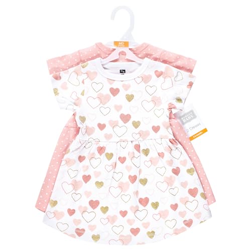 Image of Hudson Baby Girl's Cotton Dresses