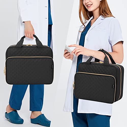 Image of Damero Pill Bottle Organizer, Travel Medicine Bag Organizer, Black | Medicine Organizer and Storage for Pills, Vitamin, Fish Oil, Medical Supplements for Women and Men