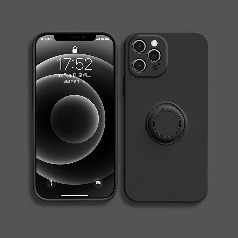 Coque rigide iPhone 16 Pro Max noir silicone protection arrière de qualité supérieure
