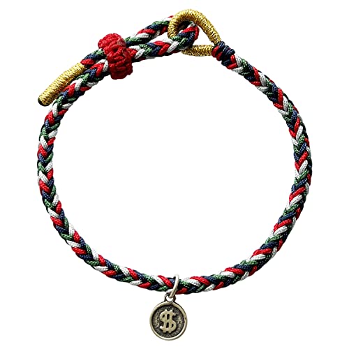 Bracelet en argent 925 avec pendentif ange et dollar ajustable pour femme