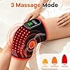 Puroth Red Light Therapy Knee Brace with Massage, 3 Vibration Knee Massager with 660nm 850nm Infrared Red Light, 5000mAh Cordless Electric Heated Knee Wrap for Knee Joint Elbow, Gift for Men Women #2