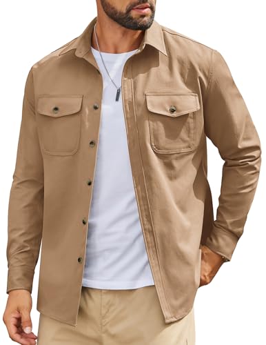 Chemise boutonnée COOFANDY pour homme idéale au bureau et en ville