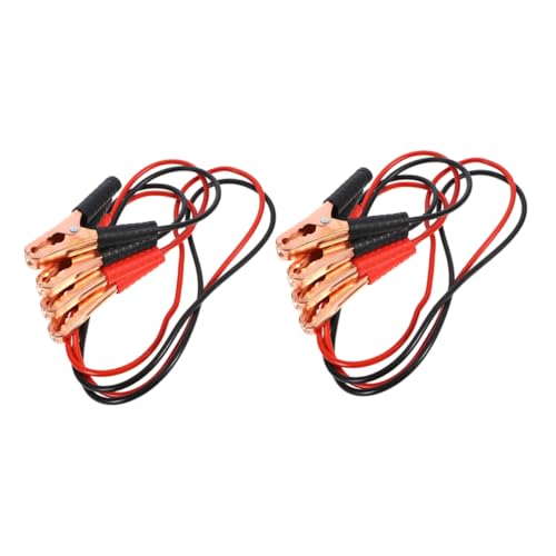 Cables de puente automotriz de 2 piezas para solucionar fallos de batería 7