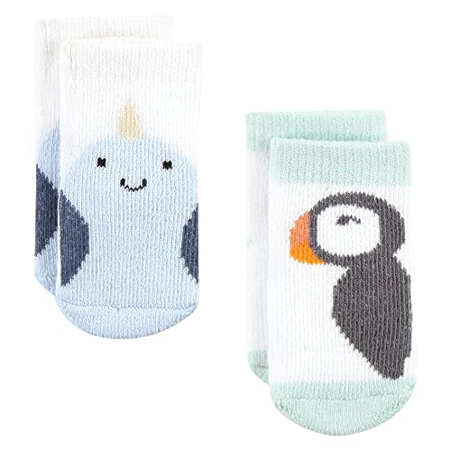 Image of Hudson Baby Baby 8-pack Cotton Rich Newborn and Terry Socks