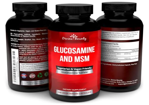 Divine Bounty Glucosamine Sulfate with MSM
