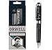 George Orwell Engraved Quote Pen - In a time of deceit, telling the truth is a revolutionary act. - Truth Movement Truther Literary Gifts for Conspiracy Theorists Writers Authors Journalists