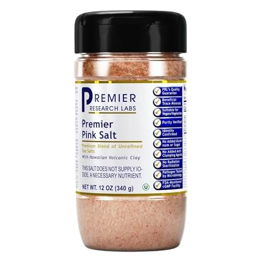 Premier Research Labs Pink Salt - For Cooking and Eating, Flaky - 12 oz