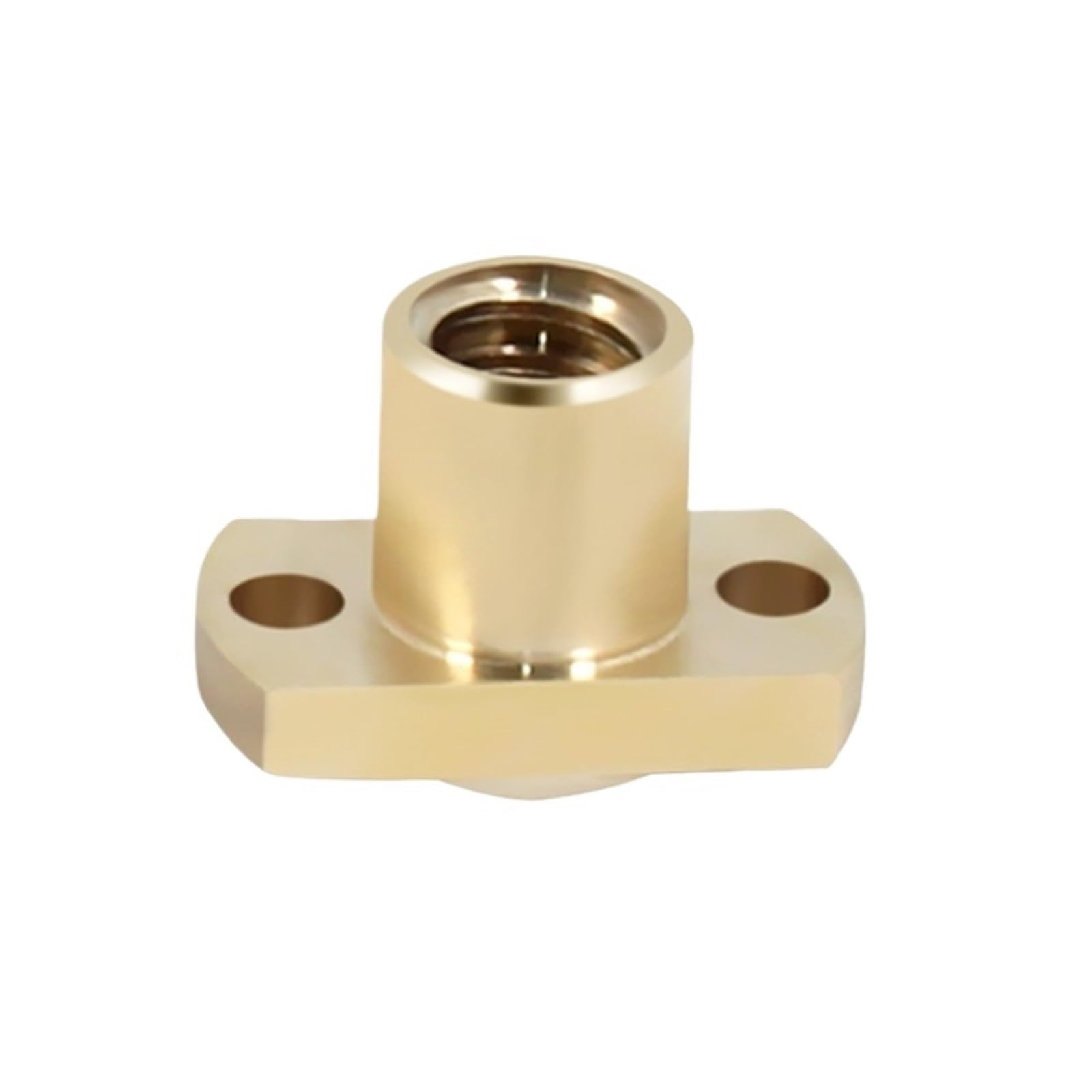 Metal Ball Screw nut T8 Lead Screw Nuts H Flange Brass Nut Pitch 2mm Lead 2mm/Pitch 2mm Lead 8mm(Flange Lead 2mm)