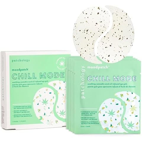 Patchology Chill Mode Hydrating Under Eye Patches - Under Eye Mask For Dark Circles and Puffy Eyes Care, Treatment & Moisturizer - Eye Bags, Puffiness & Wrinkles Reducer (5 Pairs) Cover