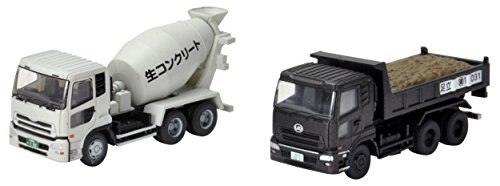 TomyTEC Camion-Benne 972945 et mélangeur à béton kit complet pour enrichir un diorama vide