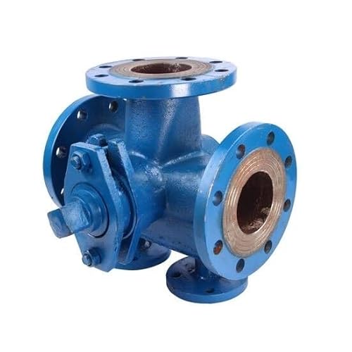 TENHOD 5 Inch (DN125) 2-Way/3-Way Flange Plug Valve | Carbon Steel | High Temperature | Industrial Flow Control for Petrochemical, Oil & Gas, Chemical Processing