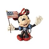 Enesco Disney Traditions by Jim Shore Patriotic Minnie Mouse Miniature Figurine, 3.125 Inch, Multico