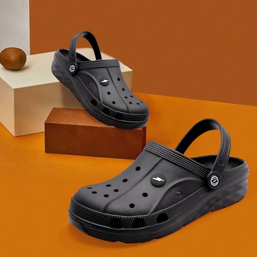 Image of BRUTON Men's Lightweight EVA Slippers | Soft Cushioned Slip-On Clogs | Comfortable Indoor & Outdoor Casual Footwear