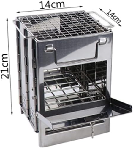 Parrilla de barbacoa plegable que soluciona la falta de espacio en tus acampadas 8