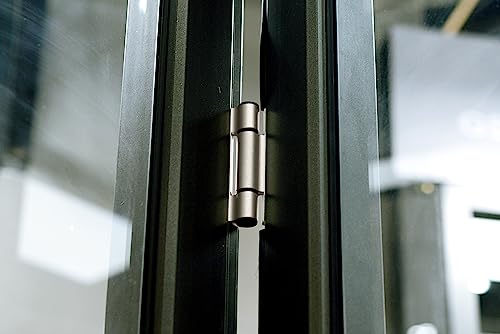 Image of Richelieu Hardware 51821NBR Full Mortise Adjustable Spring Hinge, 3-1 /2 in (88.9 mm), Brushed Nickel