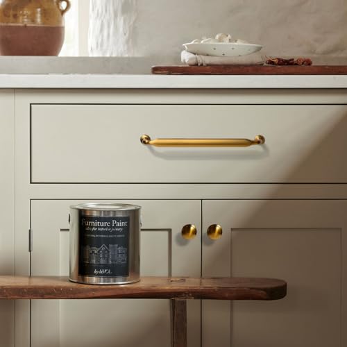 Image of YAGU 6 Pack Top Champagne Bronze Kitchen Cabinet pulls 6.3 Inch(160mm) Hole Center Solid Honey Bronze Dresser Drawer Handles Dark Gold Furniture Hardware for Cupboard Wardrobe Closet Vanity