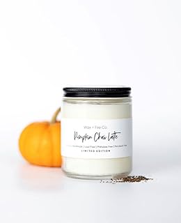 Wax and Fire Pumpkin Chai Latte Soy Candle 8oz