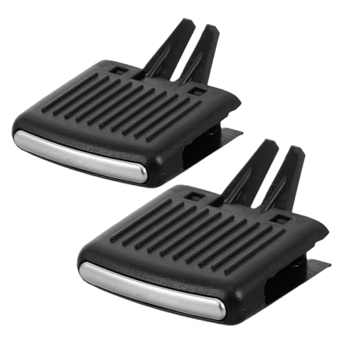 LOLIPPYY 2 Piezas Pestañas Recambio Ventilación Aire Acondicionado Compatibles con Modelos Golf y Otros Clips Delanteros para Rejilla Salpicadero Coche