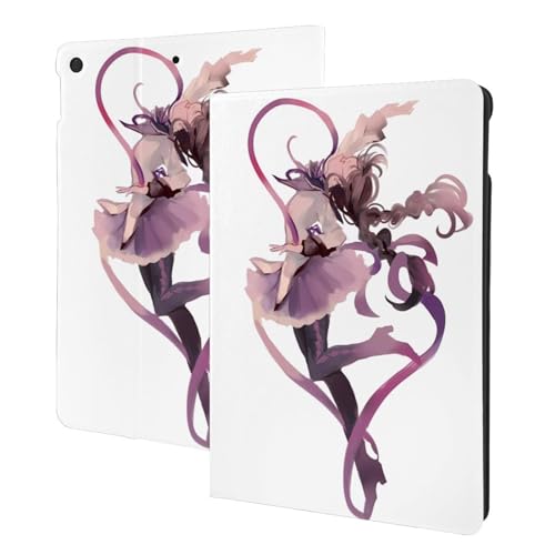 Compatible with 魔法少女まどか☆マギカ iPad Pro ケース 2024 13インチ(最新型) iPad Pro 13インチ ケース タブレットケース Ipad pro タブレット ケース PUレザー 二つ折スタンド 角度調整 横置きスタ