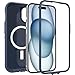 OtterBox iPhone 13, 14, 15, and 16e Defender Pro Series XT Clear Case - Offgrid Blue