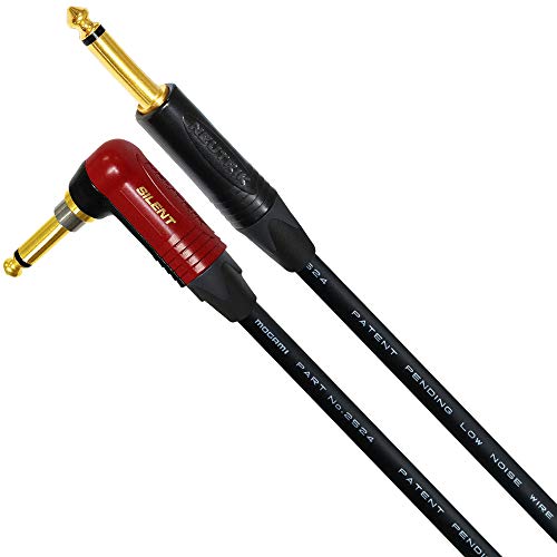 Worlds Best Cables 25 Foot - Guitar Bass Instrument Cable Custom Made Using Mogami 2524 Wire And Neutrik Np2Rx-Au-Silent & Neutrik Np2X-B ¼ Inch (6.35Mm) Ts Plugs thumb #3