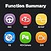 PUMPKIN Single Din Android 9.0 Car Stereo with 2GB RAM, GPS, WiFi, Built-in DSP, Support Backup Camera, AUX, Android Auto, SD USB, 7 Inch Flip Out Touch Screen