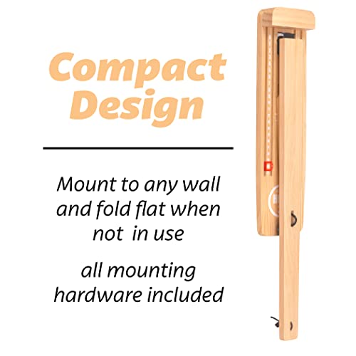Image of GoSports Hook 21 Wall Mounted Ring Swing Game with Foldable Arm - Play Indoors or Outdoors