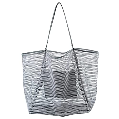 Mesh Beach Bag, Large Sandproof Waterproof Crochet Beach Bag,Beach Tote Bag for Travel Vacation Shopping Pool