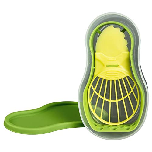 Easy Make CMKU6459 Caja Utensilios Aguacate, Verde, Transparente, 15.2 x 8.8 x 4.1 cm Cover