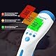 Berrcom Fieberthermometer Kontaktlos Stirnthermometer für Babys and Adults Infrarot Digitales Thermometer mit sofort Ablesung, 3 Farben Fieberalarm, °C/°F Schalter