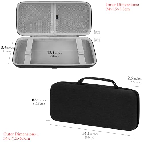 Estuche rígido para teclado 75% 84 teclas GEEKRIA miniatura 4